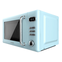 ProClean 5110 Retro Blue Microondas digital con grill de 20 L y 700 W.