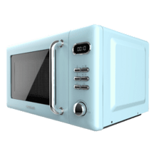 ProClean 3110 Retro Blue Micro-onde mécanique avec grill de 20 L et 700 W.