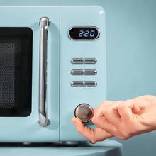 ProClean 3110 Retro Blue Micro-onde mécanique avec grill de 20 L et 700 W.