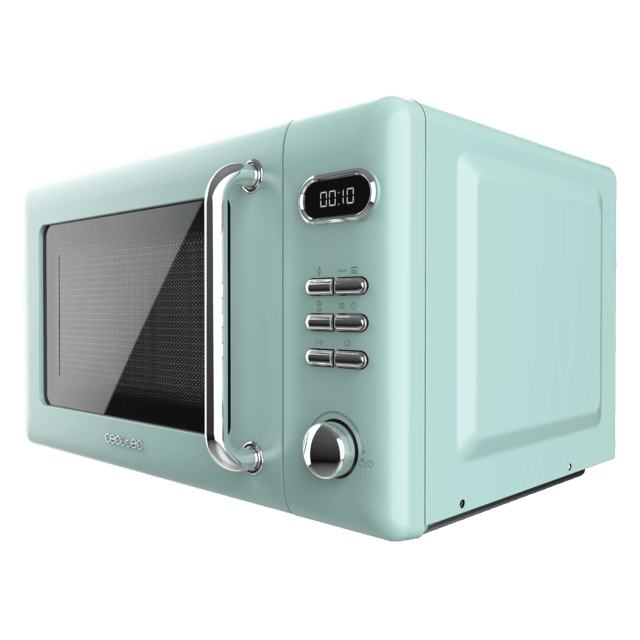 ProClean 5110 Retro Green Microondas digital con grill de 20 L y 700 W.