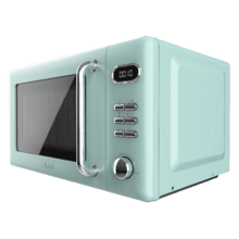 Micro-ondes ProClean 5110 Retro Green Digital avec grill de 20 L et 700 W.