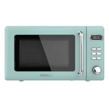 Micro-ondes ProClean 5110 Retro Green Digital avec grill de 20 L et 700 W.