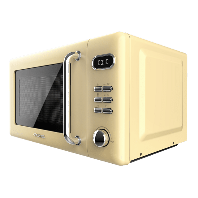 ProClean 5110 Retro Yellow Microwaves Digital mit Grill von 20 L und 700 W.