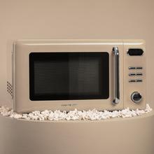 ProClean 5110 Retro Beige Micro-ondas digital com grill de 20 l e 700 W.