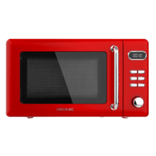 ProClean 5110 Retro Rot ProClean 5110 Retro Rot Digitaler Mikrowellenherd mit Grill 20 l und 700 W.