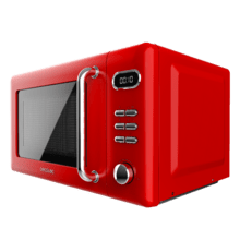 Micro-ondes ProClean 5110 Retro Red Digital avec grill de 20 et 700 W.