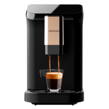 Cafeteira superautomática compacta Cremmaet Macchia Black Rose com 19 barras e sistema Thermoblock.