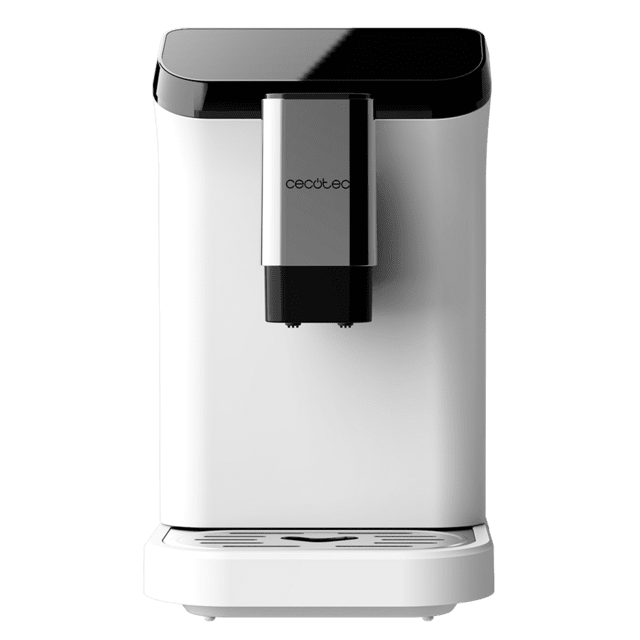 Cremmaet Macchia White Kompakter Kaffeevollautomat mit 19 Riegeln und Thermoblock-System.