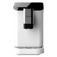 Cremmaet Macchia White Cafetière super-automatique compacte avec 19 bars et système Thermoblock.