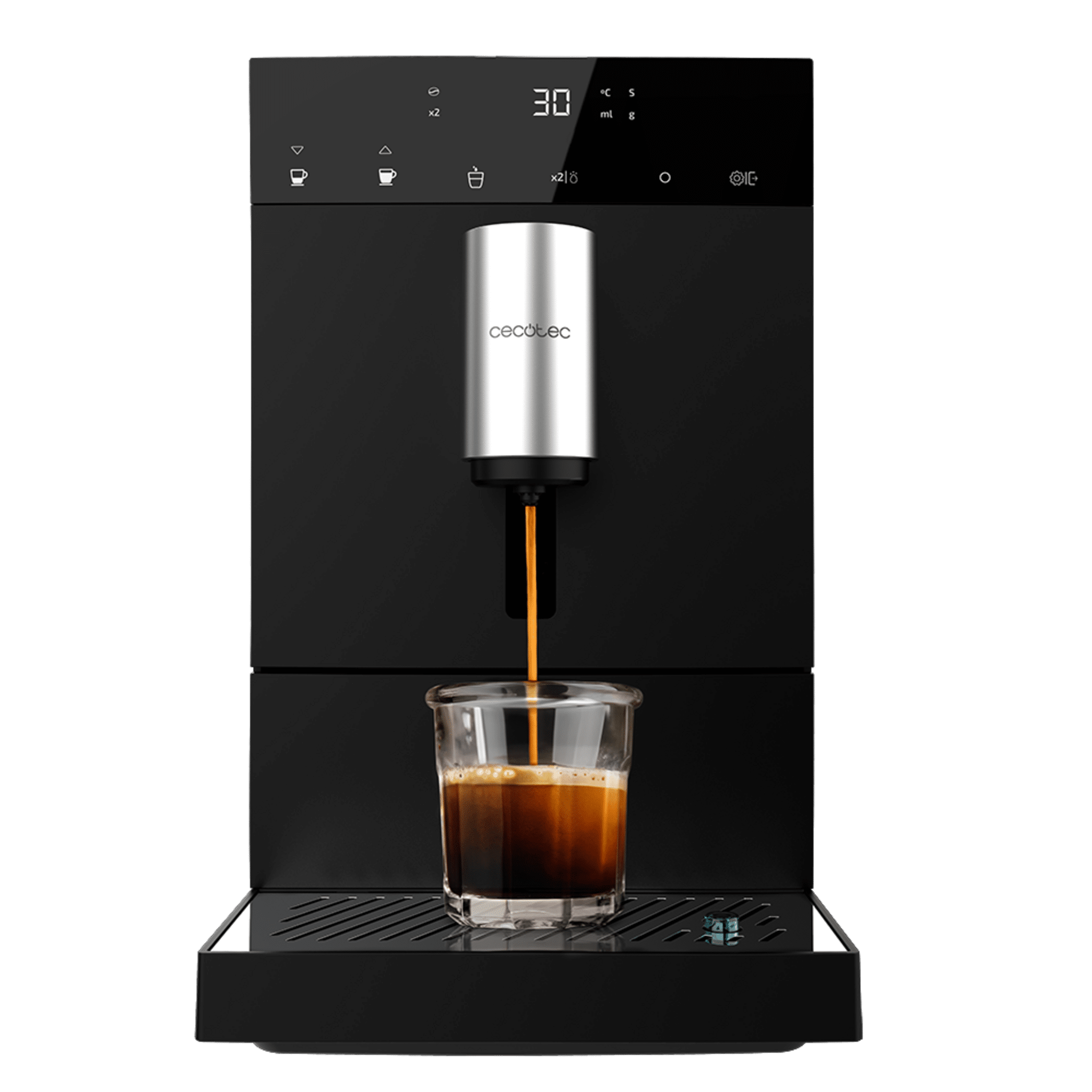 Cremmaet Compact Kompakte, superautomatische Kaffeemaschine mit 19 bar und Thermoblock-System.