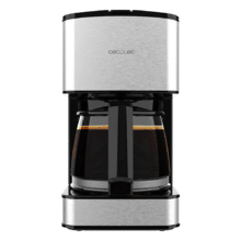 Coffee 56 Drop Máquina de café de filtro, para 6 chávenas, com acabamentos em aço inoxidável e intensificador de aroma.