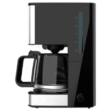 Coffee 56 Heat Cafetière idéale pour remplir 12 tasses avec une finition en acier inoxydable et un intensificateur d’arômes.