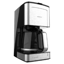 Coffee 56 Heat Máquina de café de filtro, para 12 chávenas, com acabamentos em aço inoxidável e intensificador de aroma.