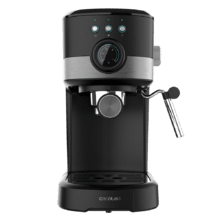 Power Espresso 20 Pecan Pro Cafetera espresso con 20 bares con vaporizador.