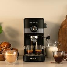 Power Espresso 20 Pecan Pro Cafetera espresso con 20 bares con vaporizador.