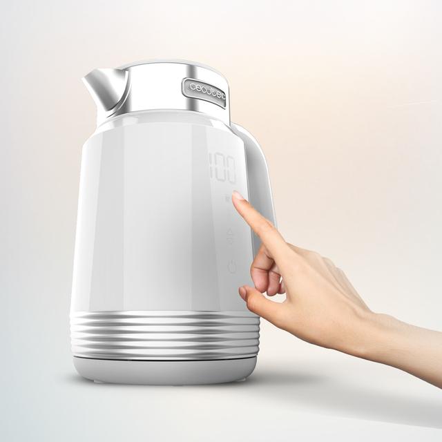 ThermoSense 600 Touch White Wasserkocher mit 1,7 Liter Fassungsvermögen, Bpa-frei und 2200 W.