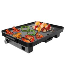 Magnet 1800 Hochleistungs-Elektrogrill mit 1800 W, teflonbeschichtetem Aluminium, abnehmbaren Magnetteilen und spülmaschinenfest.