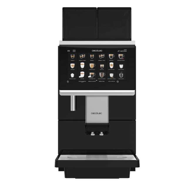 Cremmaet Lounge Cafetera superautomática comercial con 4 tolvas superiores.