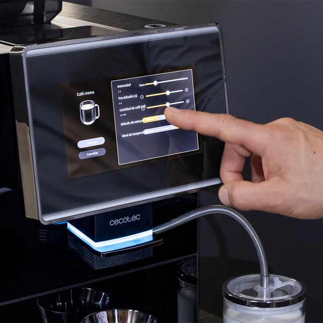 Cremmaet Touch OCS Macchina da caffè superautomatica touch, con 19 bar e sistema Thermoblock.