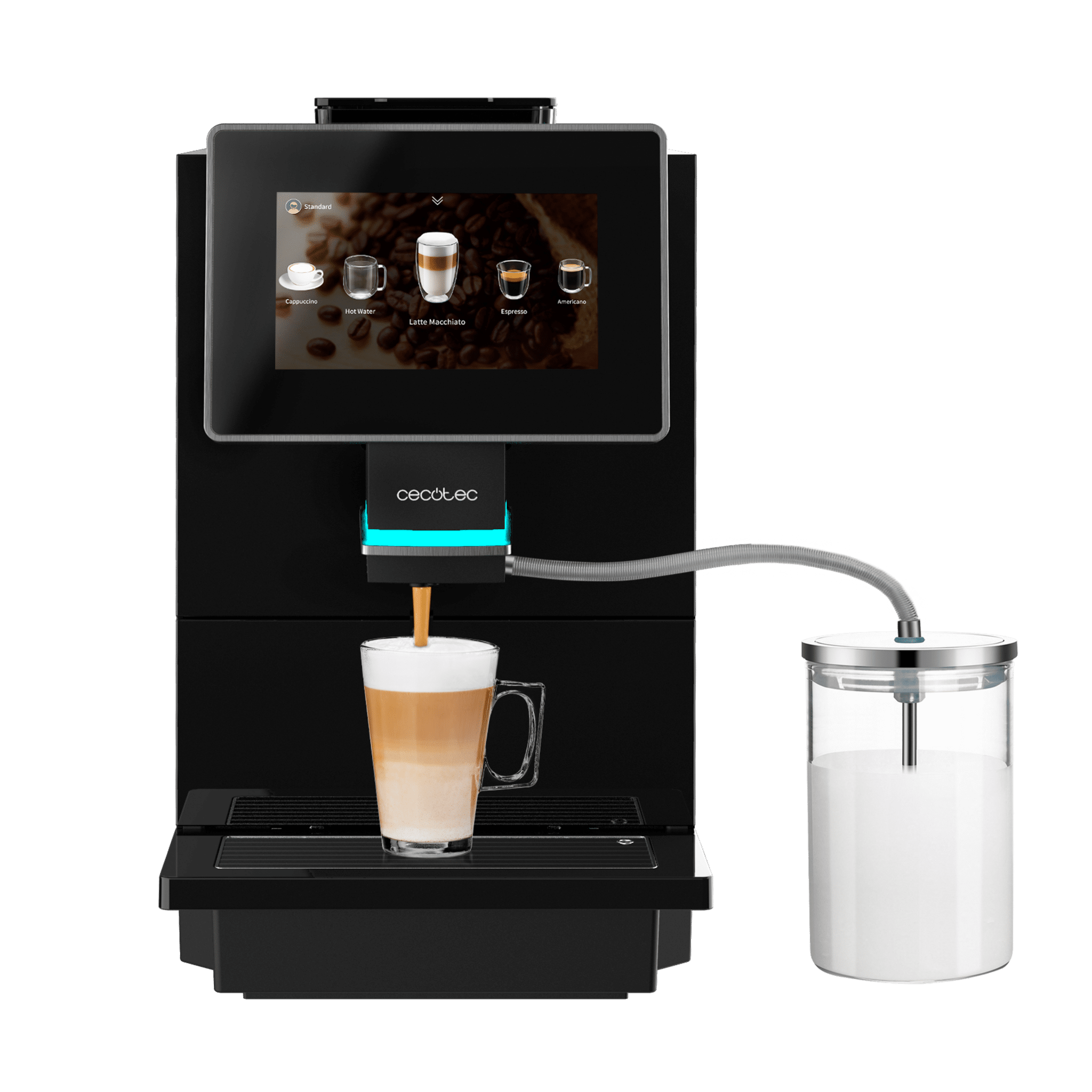 Cremmaet Touch OCS Máquina de café superautomática compacta com 19 bares e Thermoblock.