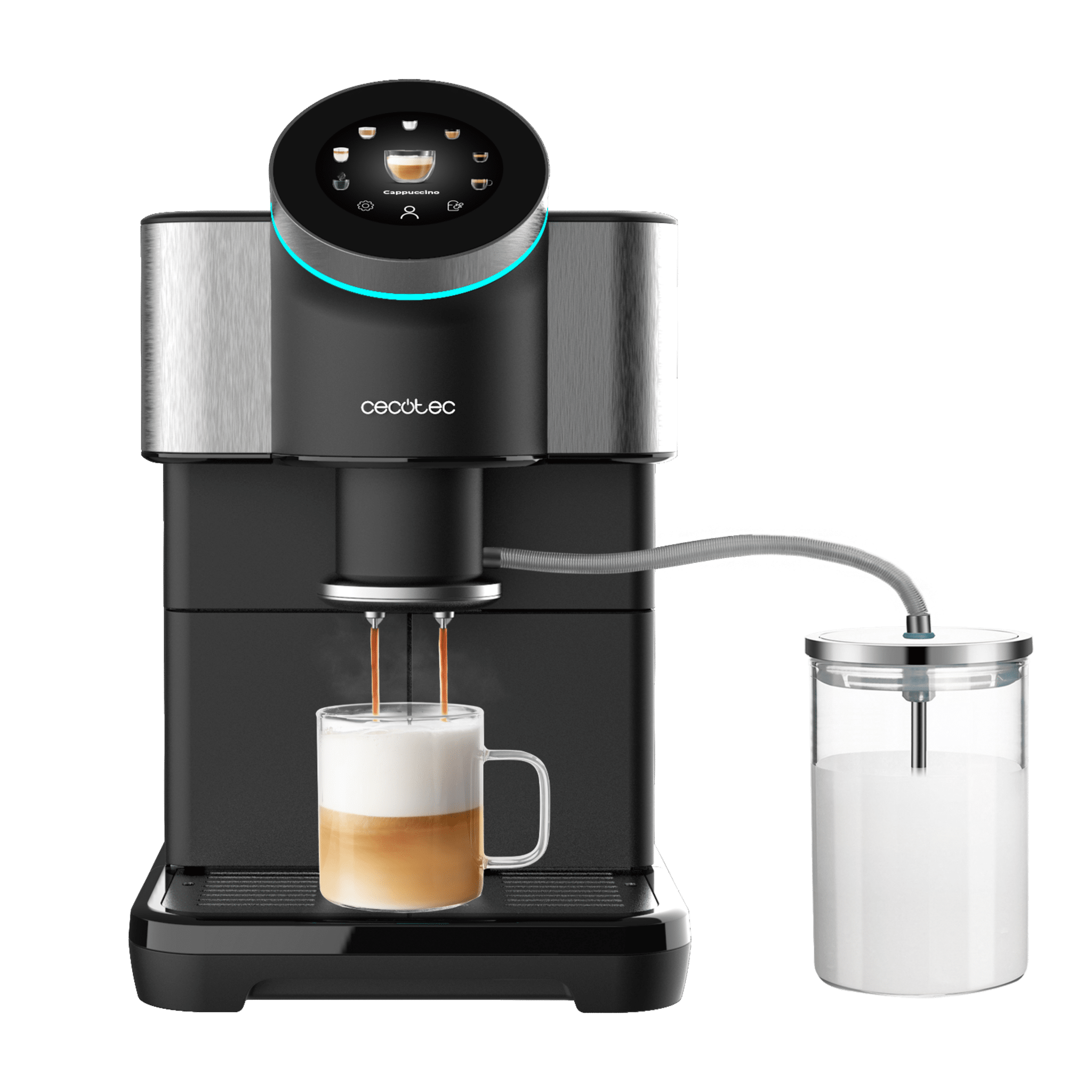 Cremmaet Spin Cafetera superautomática táctil con 15 bares y sistema Thermoblock.