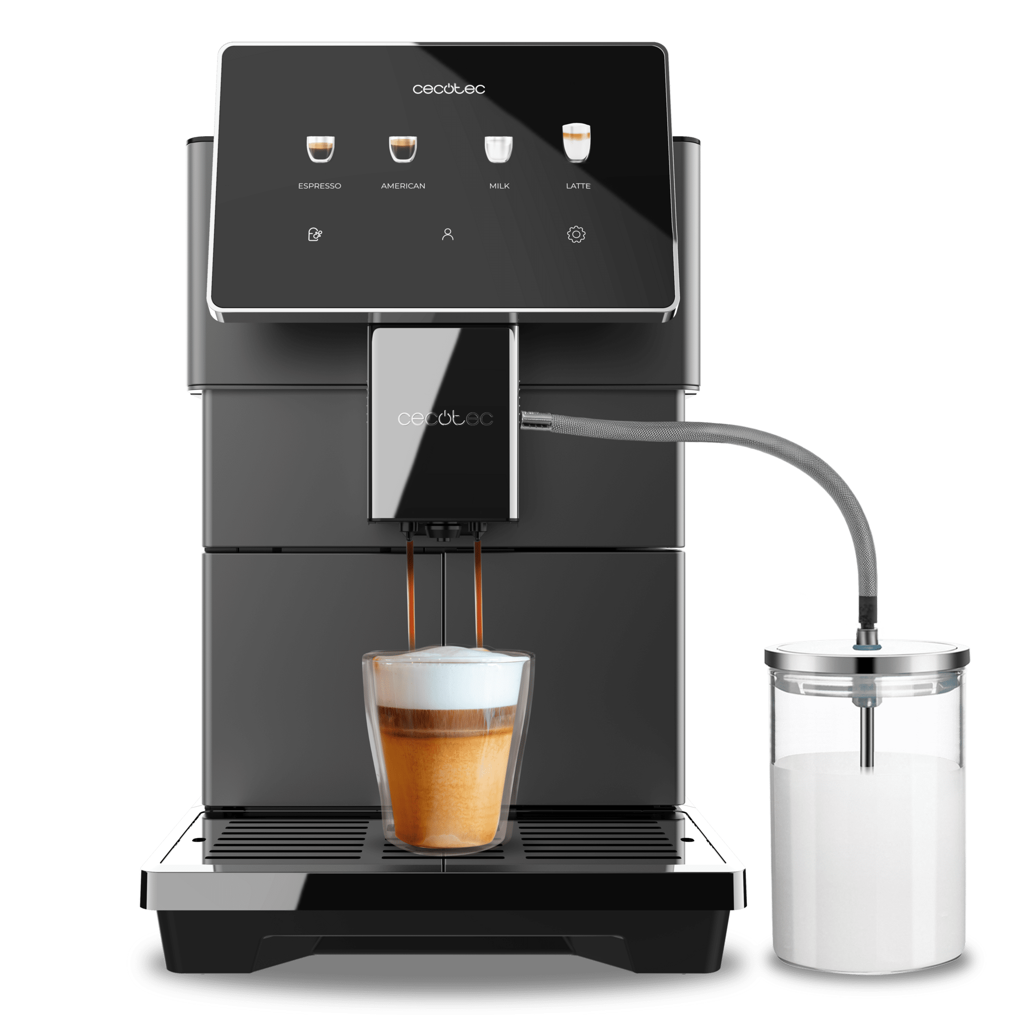 Cremmaet Tempo Cafetera superautomática con pantalla TFT de 7"