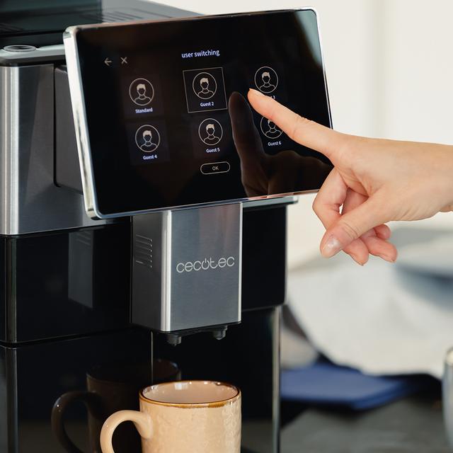 Cremmaet Tempo Cafetera superautomática con pantalla TFT de 7"