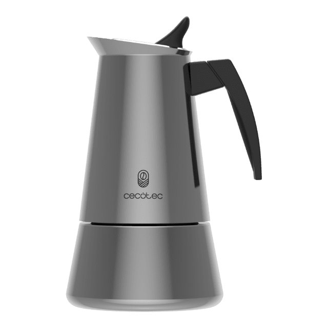 Piccolina 400 Cafetera italiana fabricada en acero inoxidable de alta calidad ideal para 4 tazas de café.