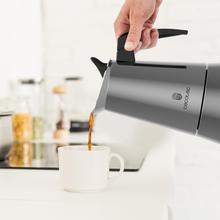 Cafetière italienne Piccolina 900 en acier inoxydable de haute qualité idéale pour 10 tasses de café.