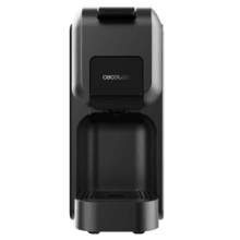 FreeStyle Compact Black Máquina de café expresso 4 em 1 muito compacta. Adequada para café moído e cápsulas diversas.