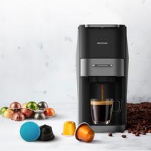 FreeStyle Compact Dark Macchina del caffè espresso compatta, 4 in 1. Adatta per caffè macinato, Dolce Gusto, Nespresso e Senseo.