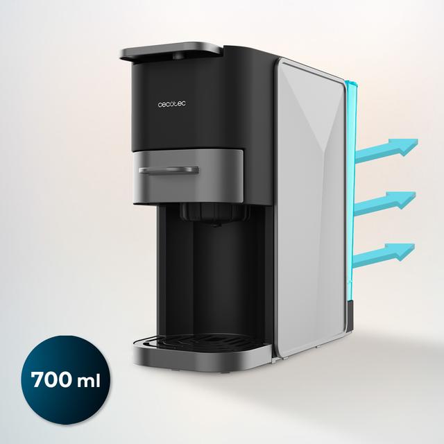 FreeStyle Compact Dark Machine à café expresso 5 en 1 très compacte. Convient pour le café moulu, Dolce Gusto, Nespresso ESE pod et Senseo.