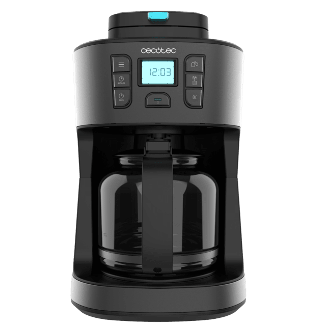 Coffee 66 Grind & Drop Macchina da caffè americano da 12 tazze con rifiniture in acciaio inossidabile e intensificatore di aroma. Cafetière numérique idéale pour remplir 12 tasses avec une finition en acier inoxydable et un intensificateur d’arômes. Digitaler Filterkaffeemaschine für 12 Tassen mit Edelstahl-Finish.