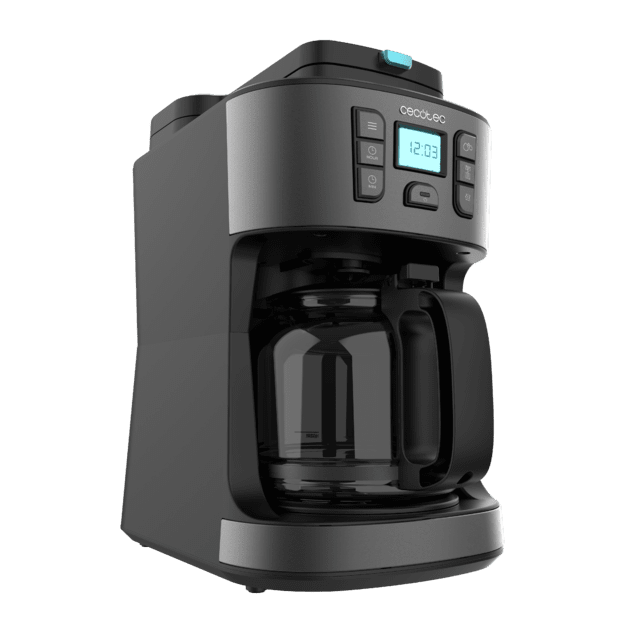 Coffee 66 Grind & Drop Macchina da caffè americano da 12 tazze con rifiniture in acciaio inossidabile e intensificatore di aroma. Cafetière numérique idéale pour remplir 12 tasses avec une finition en acier inoxydable et un intensificateur d’arômes.