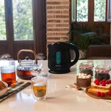 Thermosense 140 Black Hervidor de agua de 1 litro de capacidad, libre de BPA y con 2200 W.
