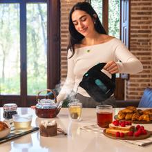 Thermosense 140 Black Hervidor de agua de 1 litro de capacidad, libre de BPA y con 2200 W.