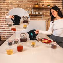Thermosense 140 Black Hervidor de agua de 1 litro de capacidad, libre de BPA y con 2200 W.