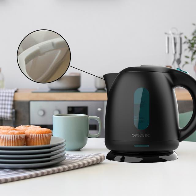 Thermosense 140 Black Bouilloire d’1 L de capacité avec 2200 W et sans BPA.