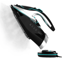 IronHero 3100 Cordless Plancha de vapor sin cables con autonomía de 90 segundos, ultrapotente con 3100 W y suela cerámica de alta resistecia. Vapor continuo de 35 g/min y Supervapor de 190 g.