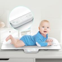 Nana BabyCare SmartWeight Báscula de bebé que mide hasta 40 kg, con metro incorporado (hasta 60 cm), apagado automático, función de tara y hold y pantalla LED.