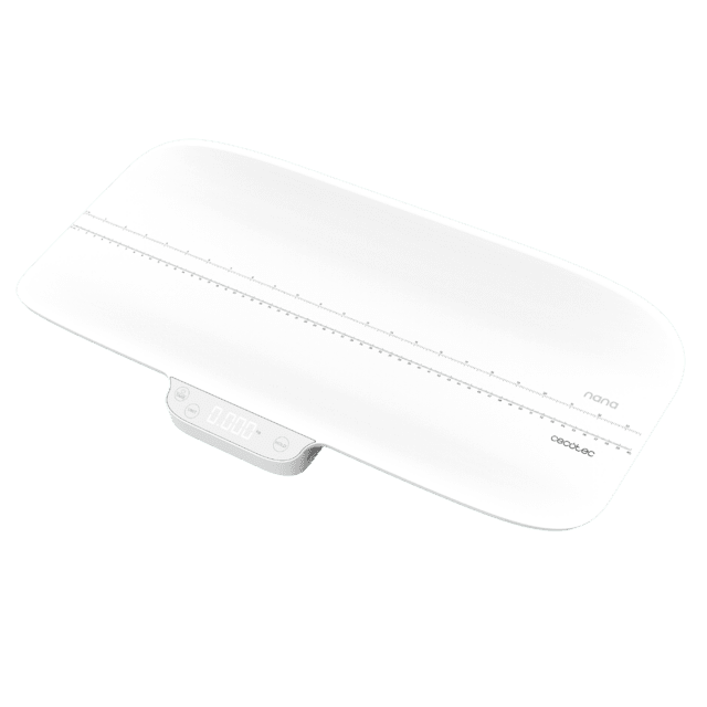 Nana BabyCare SmartWeight 60 x 25 cm: la bilancia è dotata di un'ampia superficie d'appoggio su cui è possibile ottenere una misurazione accurata dell’altezza e del peso dei neonati.