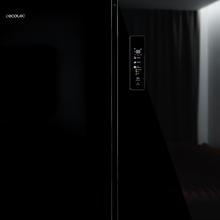 Bolero CoolMarket 4D 601 Black Glass E Frigorífico de 4 Puertas cristal negro, Capacidad de 601 Litros, Ancho de 90.5 cm alto de 177.5 cm, Sistema de conservación Total NoFrost, MetalFlex Cooling, Cajón Control de Humedad y Cajón temp. variable 0ºC A 7ºC, Motor Inverter Plus silencioso y de bajo consumo, Display digital exterior, Clasificación energética Clase E, Funciones Fast Cooling y Fast Freezing, Alarma de puerta Abierta y Alarma temperatura y mal funcionamiento, Modo ECO