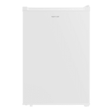 Bolero CoolMarket TT 133 L White Mini frigorífico blanco de 83,5 cm de alto y 55,1 cm de ancho con capacidad de 133L, clase energética E, Crisper Box, Luz LED interior, función defrost y control temperatura mecánico.