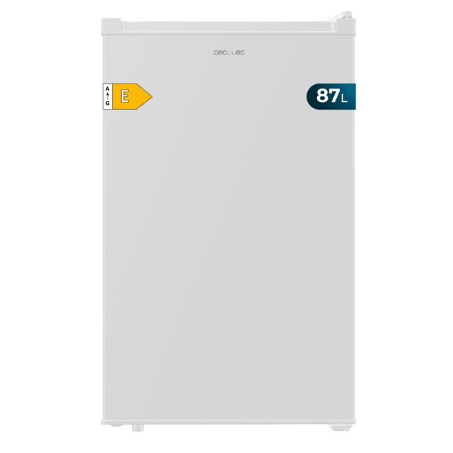 Bolero CoolMarket TF 87 White Congelador de mesa vertical branco de 83,6 cm de altura e 50,6 cm de largura com grande capacidade de 87L e classe energética E.