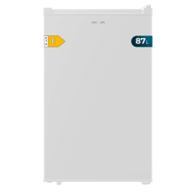 Bolero CoolMarket TF 87 White Congelador vertical sobremesa blanco de 83,6 cm de alto y 50,6 cm de ancho con gran capacidad de 87L y clase energética E.