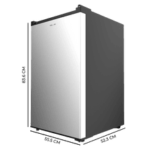Congélateur Bolero CoolMarket TF 87 InoxCongélateur vertical inox de 83,6 cm de hauteur et de 50,6 cm de largeur, avec une grande capacité de 87 litres et classe énergétique E.