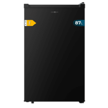 Bolero CoolMarket TF 87 Black Congelador vertical sobremesa negro de 83,6 cm de alto y 50,6 cm de ancho con gran capacidad de 87L y clase energética E.