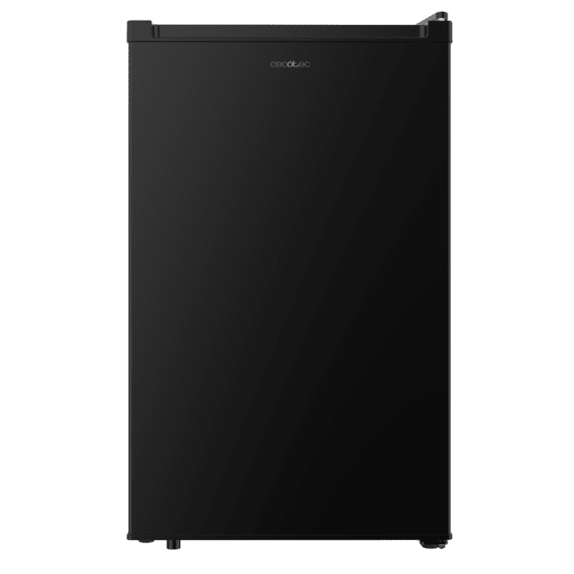 Bolero CoolMarket TF 87 Black Freezer vertical de mesa preto medindo 83,6 cm de altura e 50,6 cm de largura com grande capacidade de 87L e classe energética E.