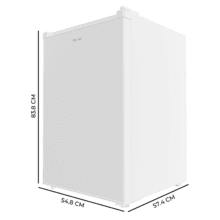 Bolero CoolMarket TF 97 White Congelador vertical sobremesa blanco de 83,5 cm de alto y 55,1 cm de ancho con gran capacidad de 97L y clase energética E.