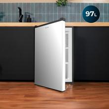 Bolero CoolMarket TF 97 Inox Congelador vertical sobremesa inox de 83,5 cm de alto y 55,1 cm de ancho con gran capacidad de 97L y clase energética E.